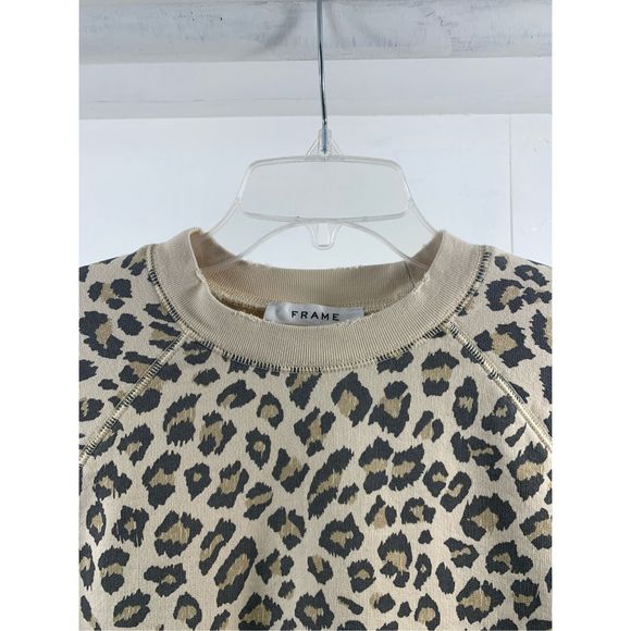 Frame Animal Print Sweatshirt Size XS - Picture 5 of 14